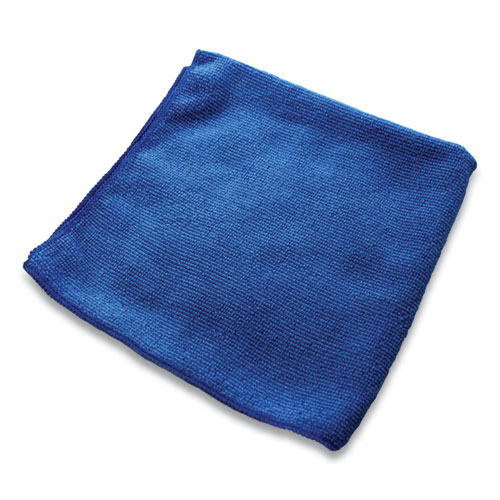 Lightweight Microfiber Cloths, 16 x 16, Blue, 240/Carton IMPLFK501