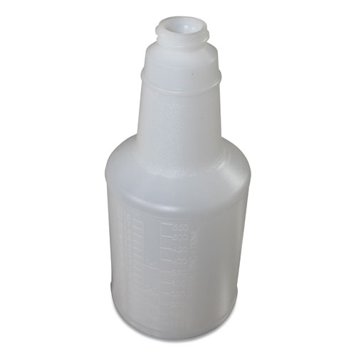 Image of Impact® Plastic Bottles With Graduations, 24 Oz, Clear, 24/Carton