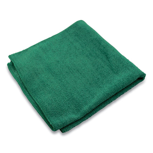 Lightweight Microfiber Cloths, 16 x 16, Green, 240/Carton IMPLFK301