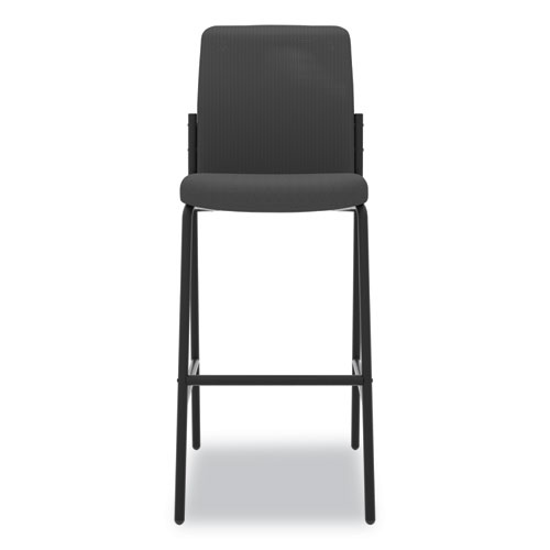 Image of Instigate Mesh Back Multi-Purpose Stool, Supports Up to 250 lb, 33" Seat Height, Black, 2/Carton