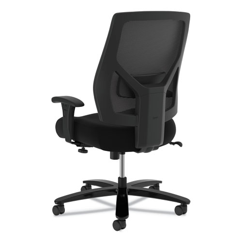 Image of Hon® Crio Big And Tall Mid-Back Task Chair, Supports Up To 450 Lb, 18" To 22" Seat Height, Black