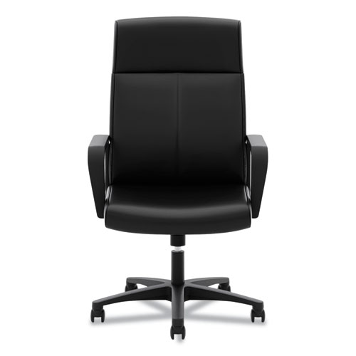 Image of HVL604 High-Back Executive Chair, Supports Up to 250 lb, 16.25" to 20.75" Seat Height, Black