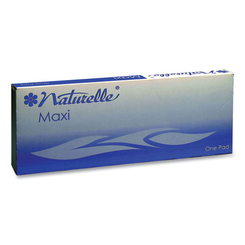 NATURELLE MAXI PADS, #8 ULTRA THIN, 250 INDIVIDUALLY WRAPPED/CARTON