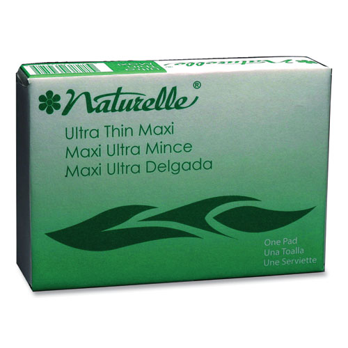 Image of Impact® Naturelle Maxi Pads, #4 Ultra Thin With Wings, 200 Individually Wrapped/Carton