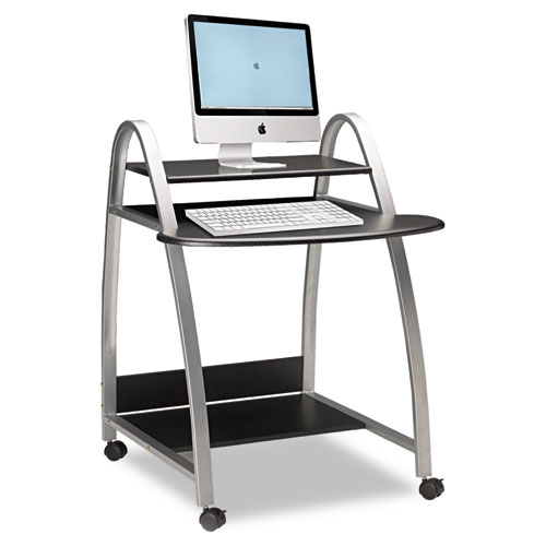 Mayline® Eastwinds Arch Computer Cart, 31-1/2w x 34-1/2d x 37h, Anthracite