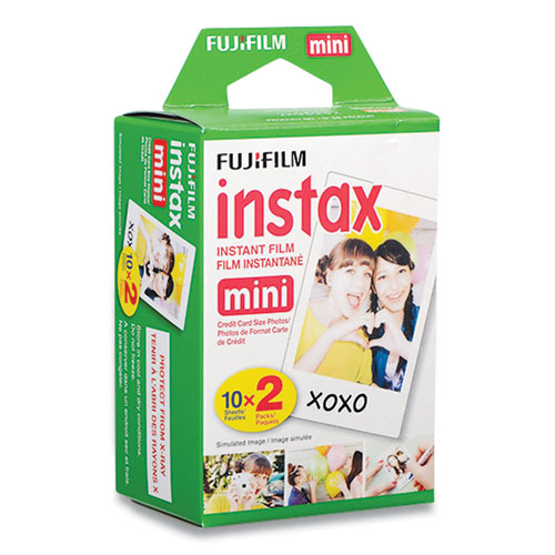 Instax Mini Film, 800 ASA, Color, 20 Sheets