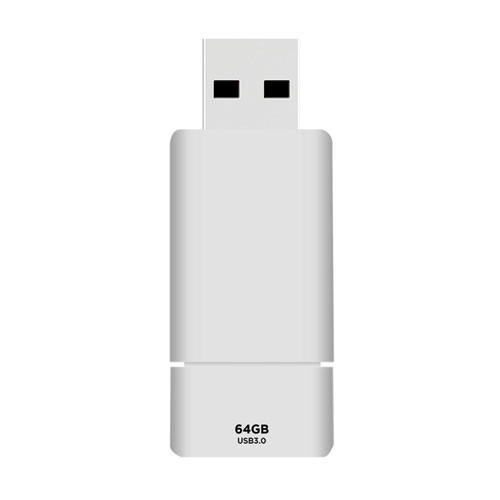 USB 3.0 Flash Drive, 64 GB, Assorted Color