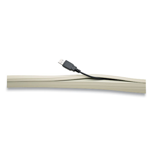 Flexi Cable Wrap, 0.5" to 1" x 12 ft, White