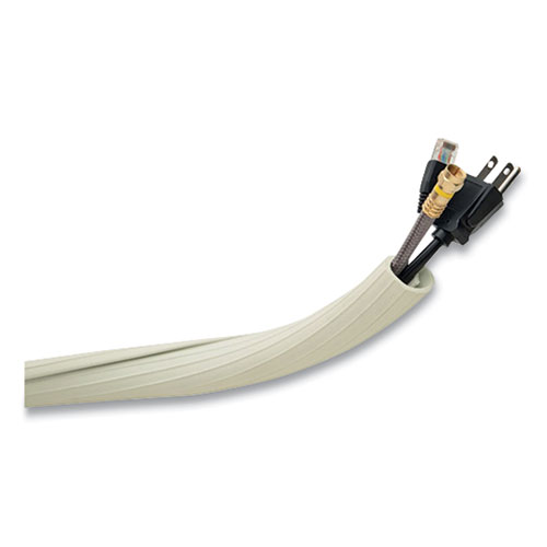 Flexi Cable Wrap, 0.5" to 1" x 12 ft, White