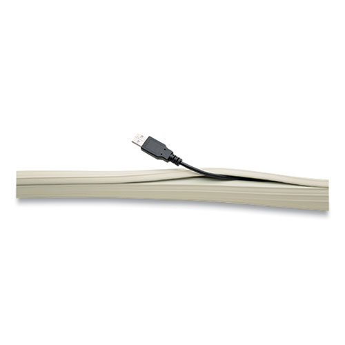 Flexi Cable Wrap, 0.5 to 1 x 12 ft, White