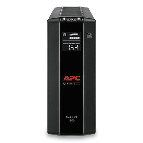 BX1500M Back-UPS PRO BX Series Compact Tower Battery Backup System, 10 Outlets, 1,500 VA, 789 J