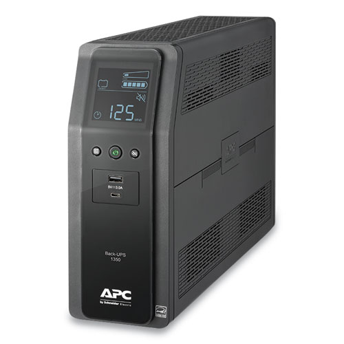 Apc® Bn1350M2 Back-Ups Pro Bn Series Battery Backup System, 10 Outlets, 1,350 Va, 1,080 J