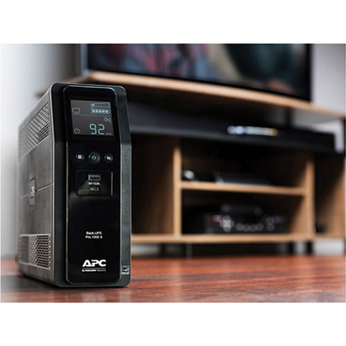 Image of Apc® Br1000Ms Back-Ups Pro Br Series Sinewave Battery Backup System, 10 Outlets, 1,000 Va, 1,080 J