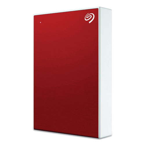 Backup Plus External Hard Drive, 5 TB, USB 2.0/3.0, Red