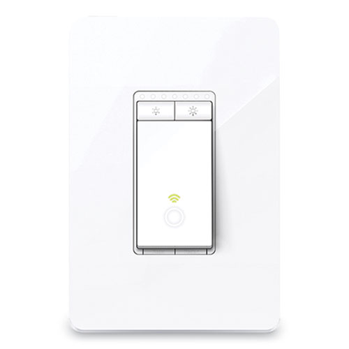 Kasa Smart Wi-Fi Switch, Two-Way Dimmer, 3.35" x 1.73" x 5.04"