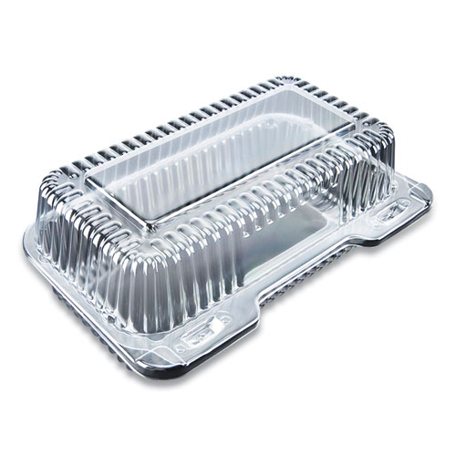 PLASTIC CLEAR HINGED CONTAINERS, 5.5 X 8.88, 33 OZ, CLEAR, 250/CARTON