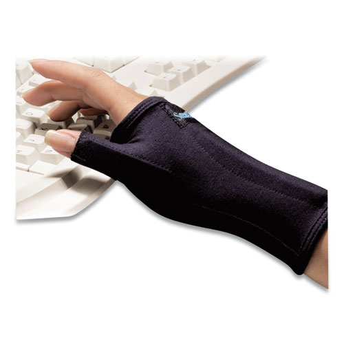 Imak® Rsi Smartglove With Thumb Support, Small, Fits Left Hand/Right Hand, Black