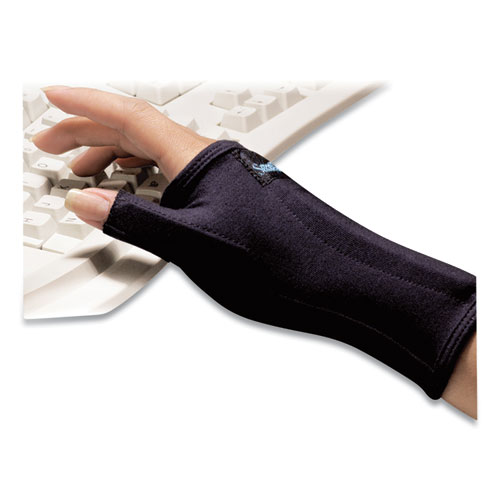 Image of Imak® Rsi Smartglove With Thumb Support, Medium, Fits Left Hand/Right Hand, Black