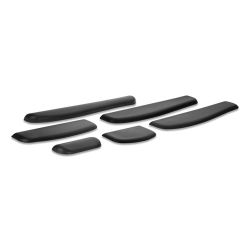 Image of Gel Wrist Rest for Slim Compact Keyboards, 11 x 3.98, Black