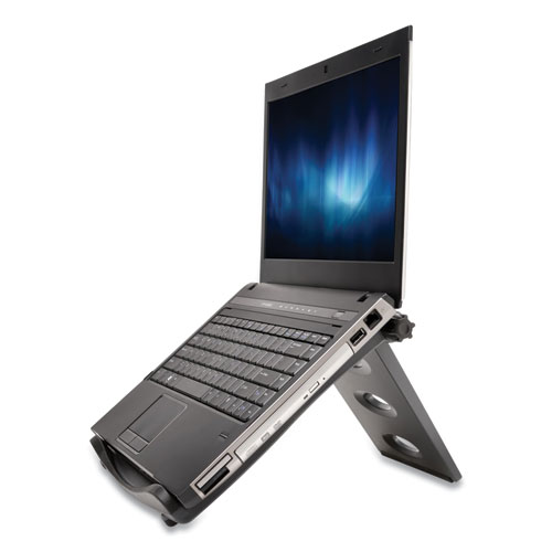 Image of SmartFit Easy Riser Laptop Cooling Stand, 11.1" x 1.6" x 12", Black