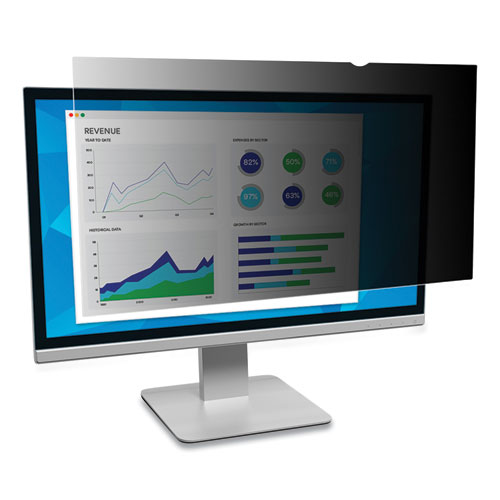 3M™ Frameless Blackout Privacy Filter for 18.5" Widescreen Flat Panel Monitor, 16:9 Aspect Ratio