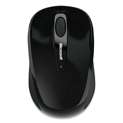Mobile 3500 Wireless Optical Mouse, 2.4 GHz Frequency/16.4 ft Wireless Range, Left/Right Hand Use, Black