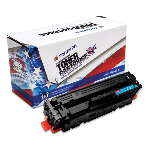 7510016821929 Remanufactured CF411A (410A) Toner, 2,300 Page-Yield, Cyan