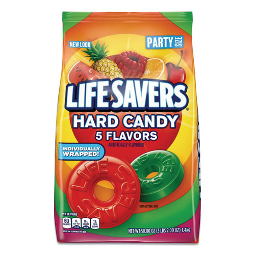Image of Lifesavers® Hard Candy, Original Five Flavors, 50 Oz Bag