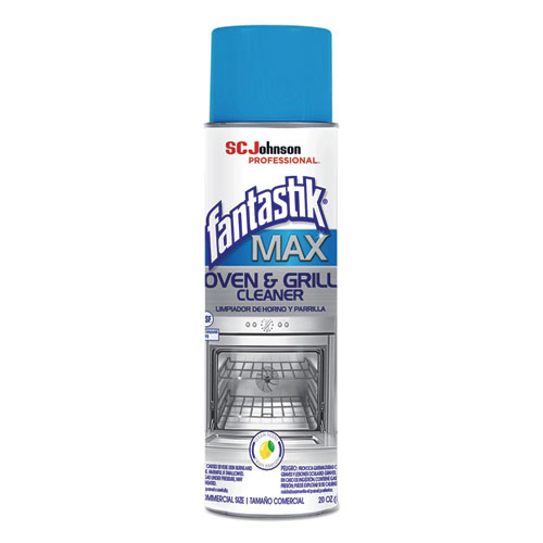 Fantastik® MAX MAX Oven and Grill Cleaner, 20 oz Aerosol Can, 6/Carton