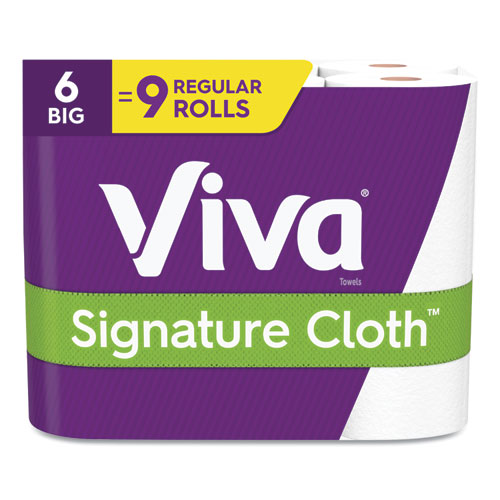 SIGNATURE CLOTH CHOOSE-A-SHEET PAPER TOWELS, 1-PLY, 11 X 5.9, WHITE, 83 SHEETS/ROLL, 6 ROLLS/PACK, 4 PACKS/CARTON