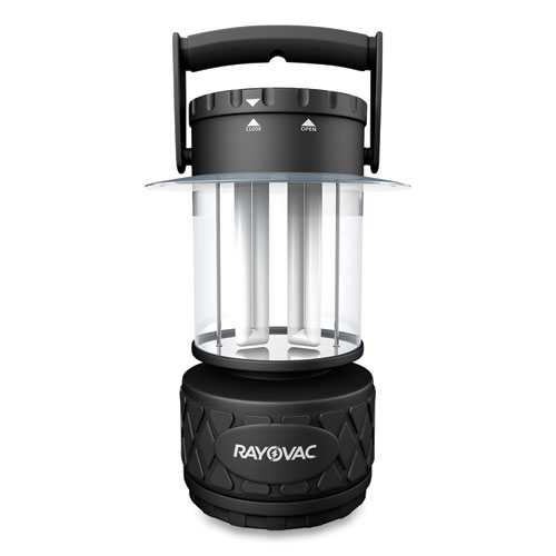 Sportsman Fluorescent Lantern, 8 D Batteries (Sold Separately), Black