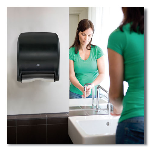 Image of Tork® Hand Towel Dispenser, Electronic, 11.78 X 9.12 X 14.39, Translucent Smoke