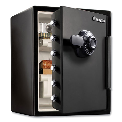 Image of Sentry® Safe Fire-Safe With Combination Access, 2 Cu Ft, 18.6W X 19.3D X 23.8H, Black
