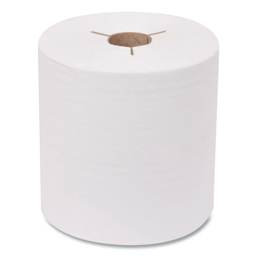 Advanced Hand Towel Roll, Notched, 1-Ply, 8 x 10, White, 6 Rolls/Carton