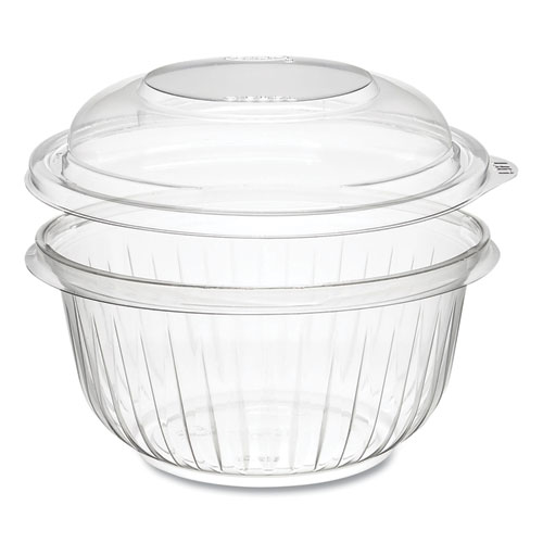 Presentabowls Bowl/lid Combo-Paks, 16oz, Clear, Dome Lid, 63/pack, 4 Packs/ct