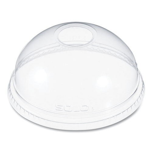 Dart® Ultra Clear Dome Cold Cup Lids, Fits 16 oz to 24 oz Cups, PET, Clear, 1,000/Carton