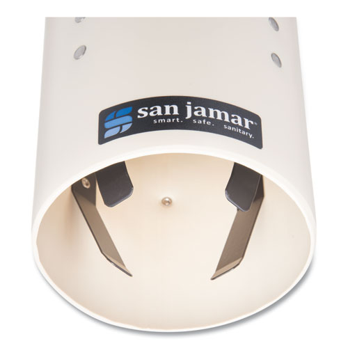 Image of San Jamar® Foam Cup Dispenser With Removable Cap, For 4 Oz To 10 Oz Cups, Sand