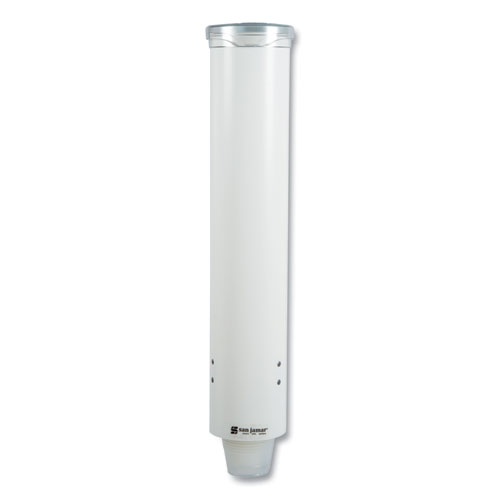Image of Small Pull-Type Water Cup Dispenser, For 5 oz Cups, White