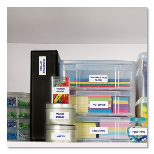 Easy Peel White Address Labels w/ Sure Feed Technology, Inkjet Printers, 1 x 4, White, 20/Sheet, 100 Sheets/Box