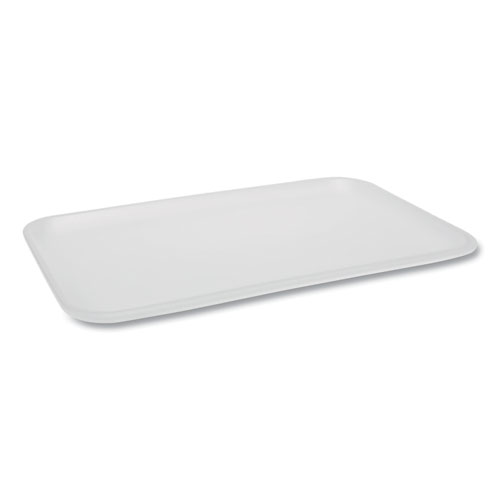 Pactiv Supermarket Tray, #16, 11.7 x 7.3 x 0.65, White, 250/Carton