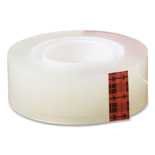 Scotch® Transparent Tape, 1" Core, 0.5" x 36 yds, Crystal Clear, 2/Pack