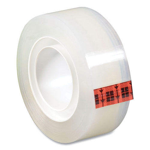 Transparent Tape, 1" Core, 0.5" x 36 yds, Crystal Clear, 2/Pack