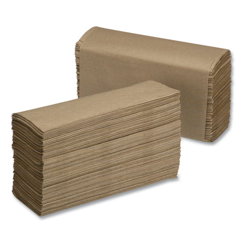 8540002910389, SKILCRAFT, Multi-Fold Paper Towel, 1-Ply, 9.25 x 3, Natural, 250/Pack, 16 Packs/Box
