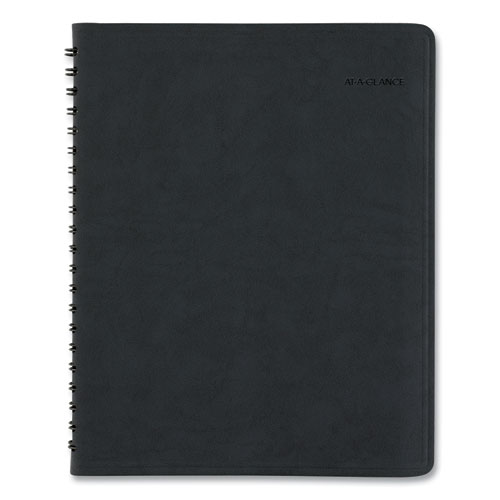 Image of At-A-Glance® The Action Planner Weekly Appointment Book, 11 X 8, Black Cover, 12-Month (Jan To Dec): 2024