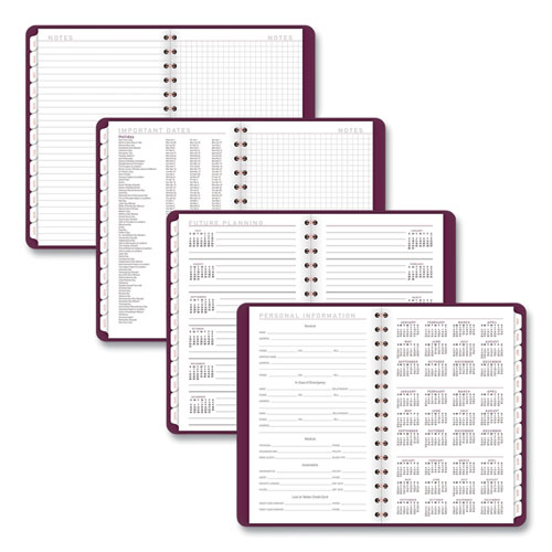 Contemporary Academic Planner, 8 x 4.88, Purple, 2021-2022