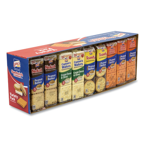 Cookies and Crackers Variety Pack, Assorted, 36/Box, Ships in 1-3 Business Days