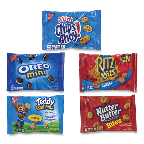 Image of Nabisco® Cookie And Cracker Classic Mix, Assorted Flavors, 1 Oz Pack, 40 Packs/Box, Ships In 1-3 Business Days