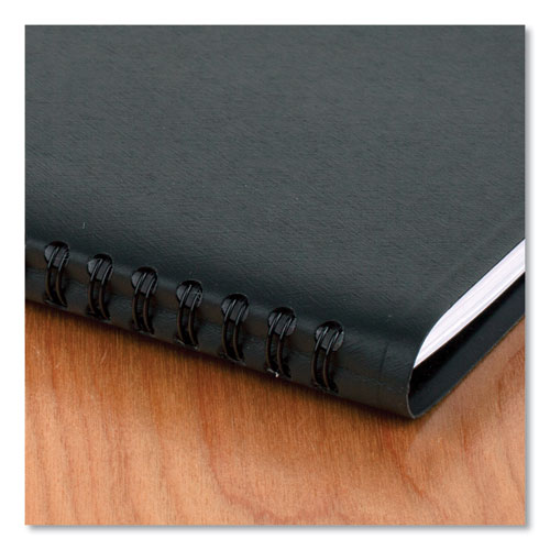 Image of At-A-Glance® Weekly Vertical-Column Appointment Book Ruled For Hourly Appointments, 8.75 X 7, Black Cover, 13-Month (Jan-Jan): 2024-2025
