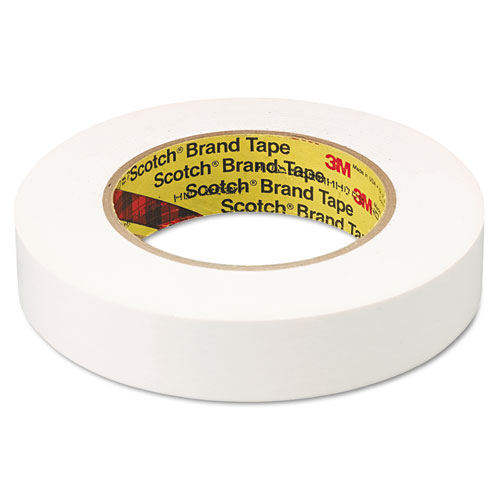 Scotch® 256 Printable Flatback Paper Tape, 1" x 60yds, 3" Core, White