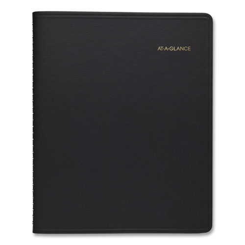 Image of At-A-Glance® 24-Hour Daily Appointment Book, 11 X 8.5, Black Cover, 12-Month (Jan To Dec): 2024